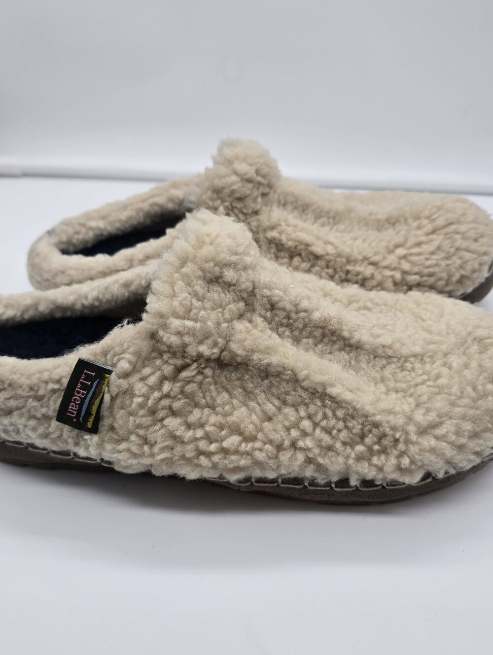 L.L. Bean Womens Size 8 Cozy Pile Fleece Slippers LL